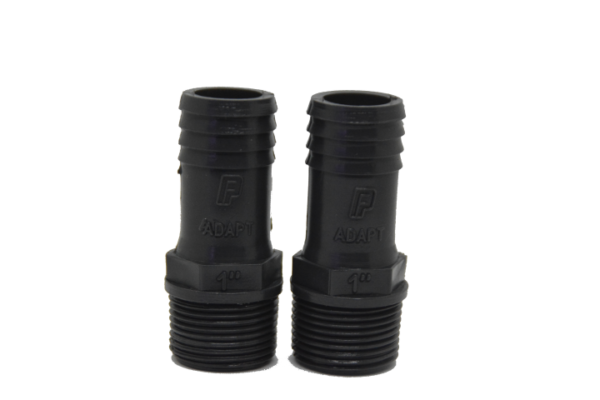 ADAPTADOR GRIS FLEX PP 1″ X 25 UNID (SILVER)