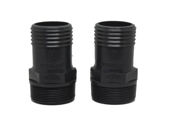 ADAPTADOR GRIS FLEX PP 2″ X 10 UNID (SILVER)