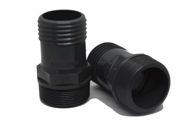 ADAPTADOR GRIS FLEX PP 2″ X 10 UNID (SILVER)
